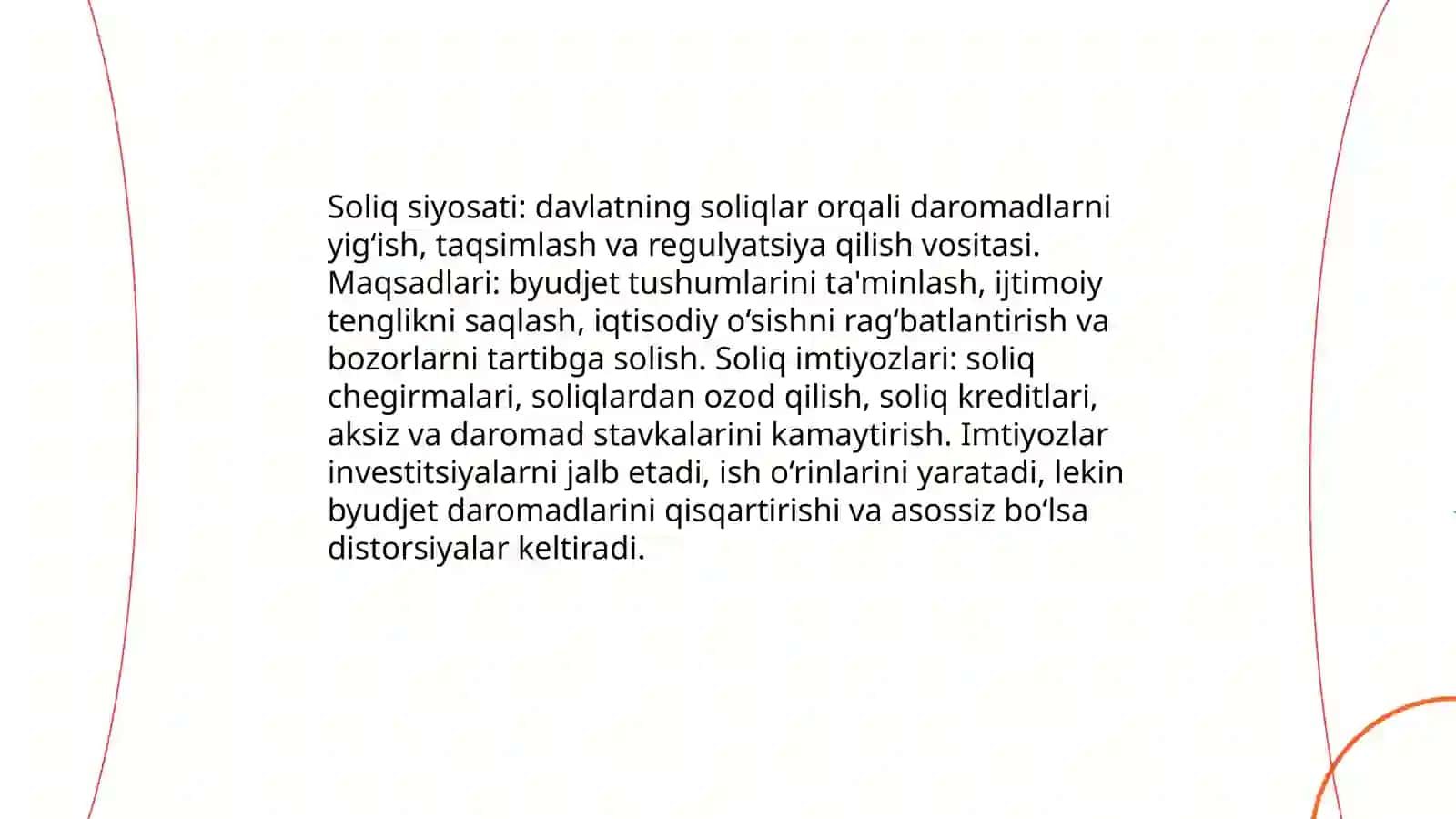 Iqtisodiy siyosatning dastak va vositalari 4