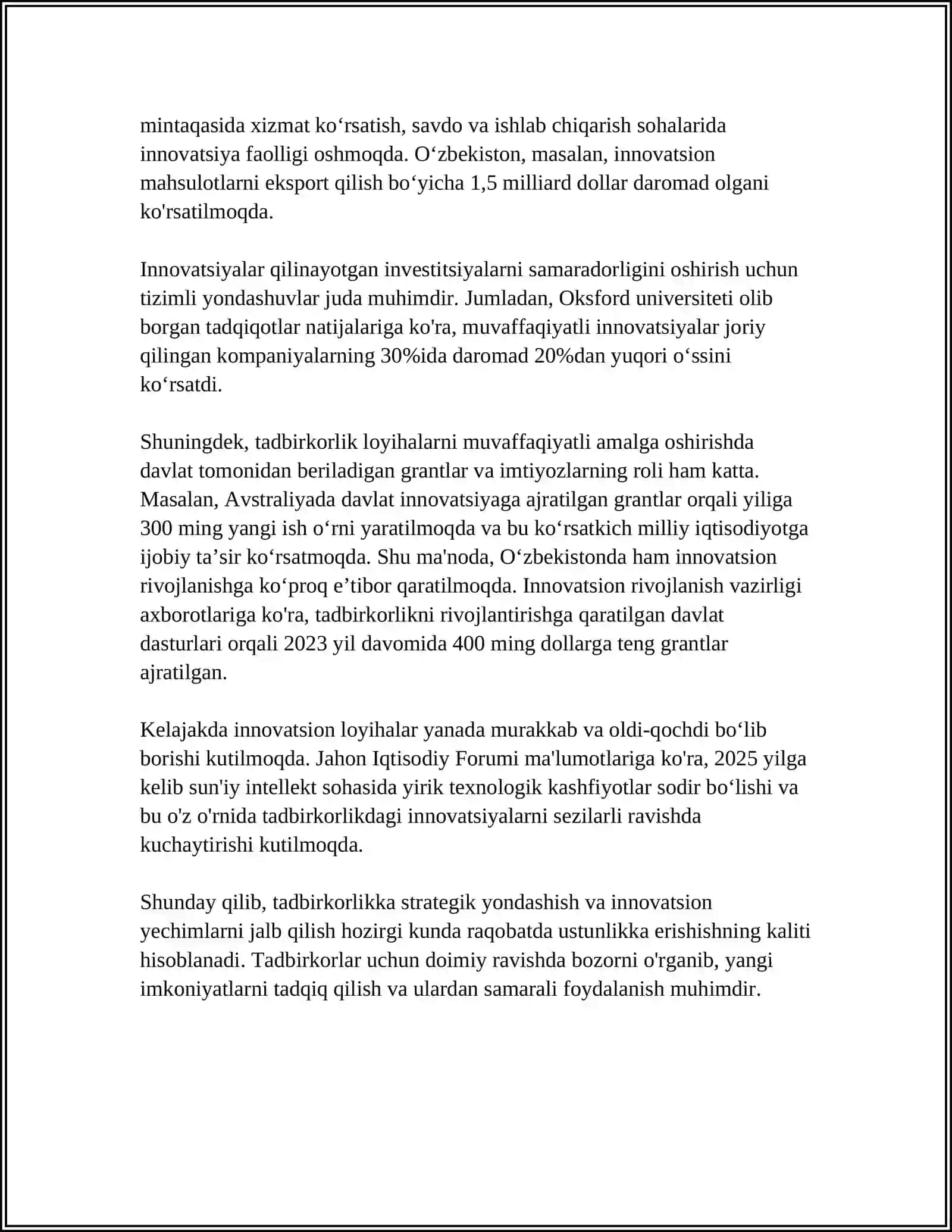 TADBIRKORLIK VA KICHIK BIZNES BOSHQARUVI 4