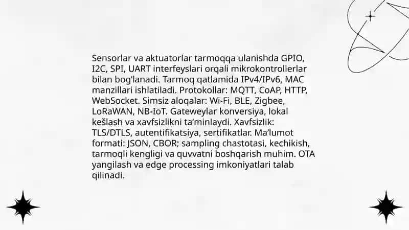 Texnik tizimlarda internet texnologiyalari 4