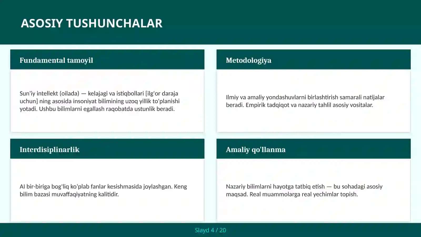 Sun'iy Intellekt (Oilada) - Kelajagi va Istiqbollari [Ilg'or Daraja Uchun] 4
