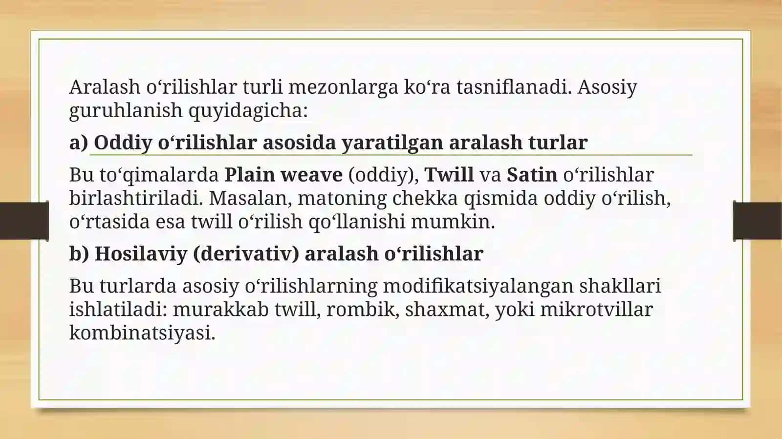 To'qimalar tahlili 4