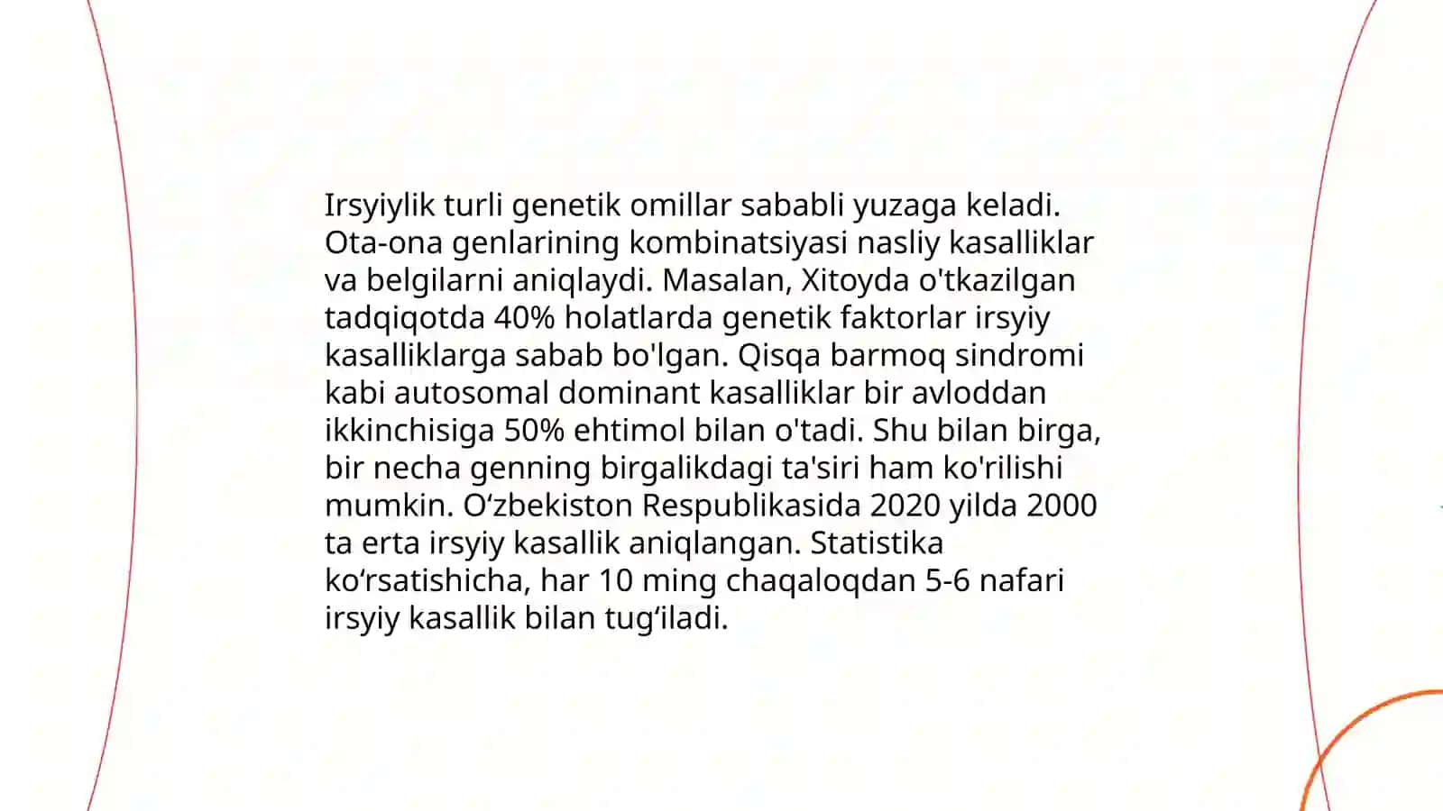 Genetik kasalliklar 4