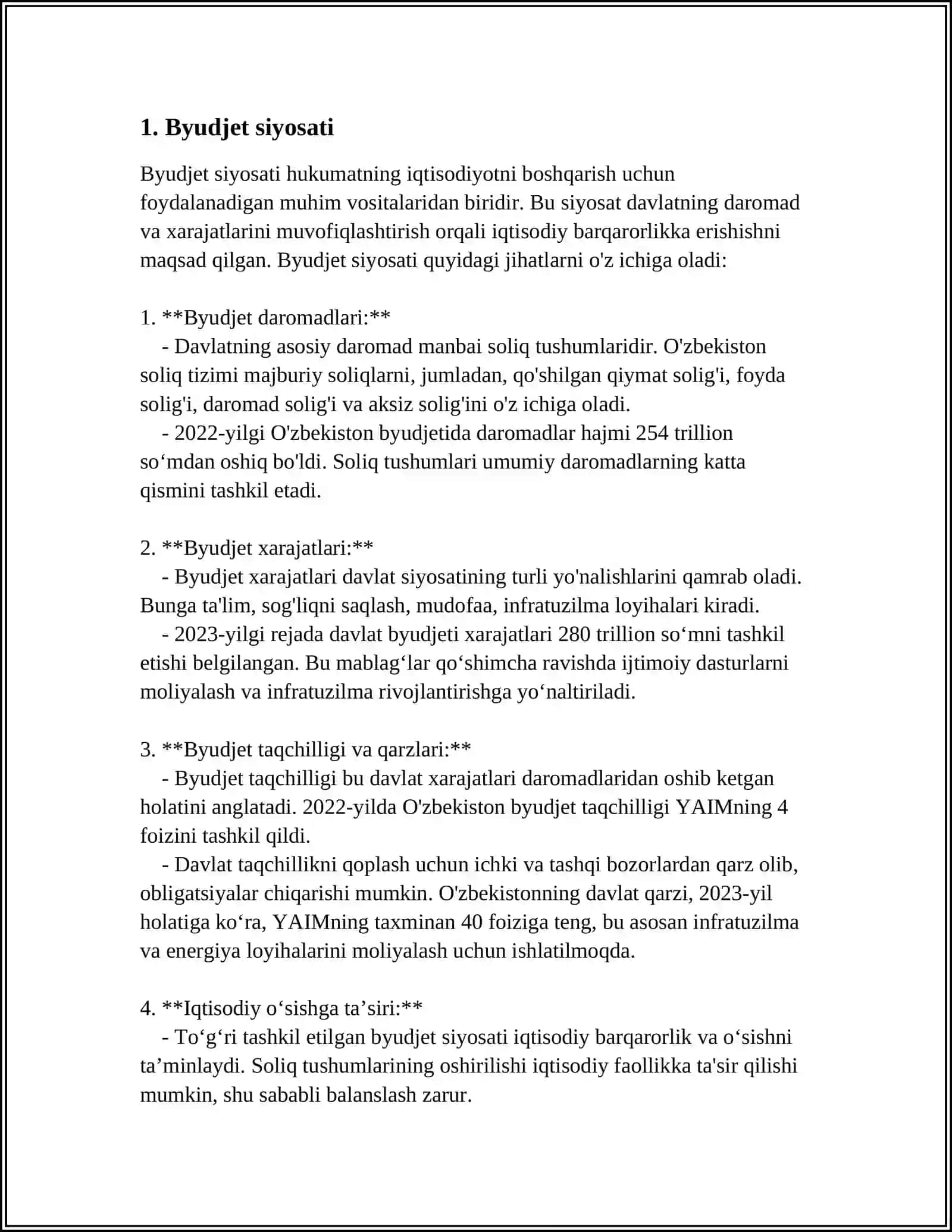 MOLIYA TIZIMI 4