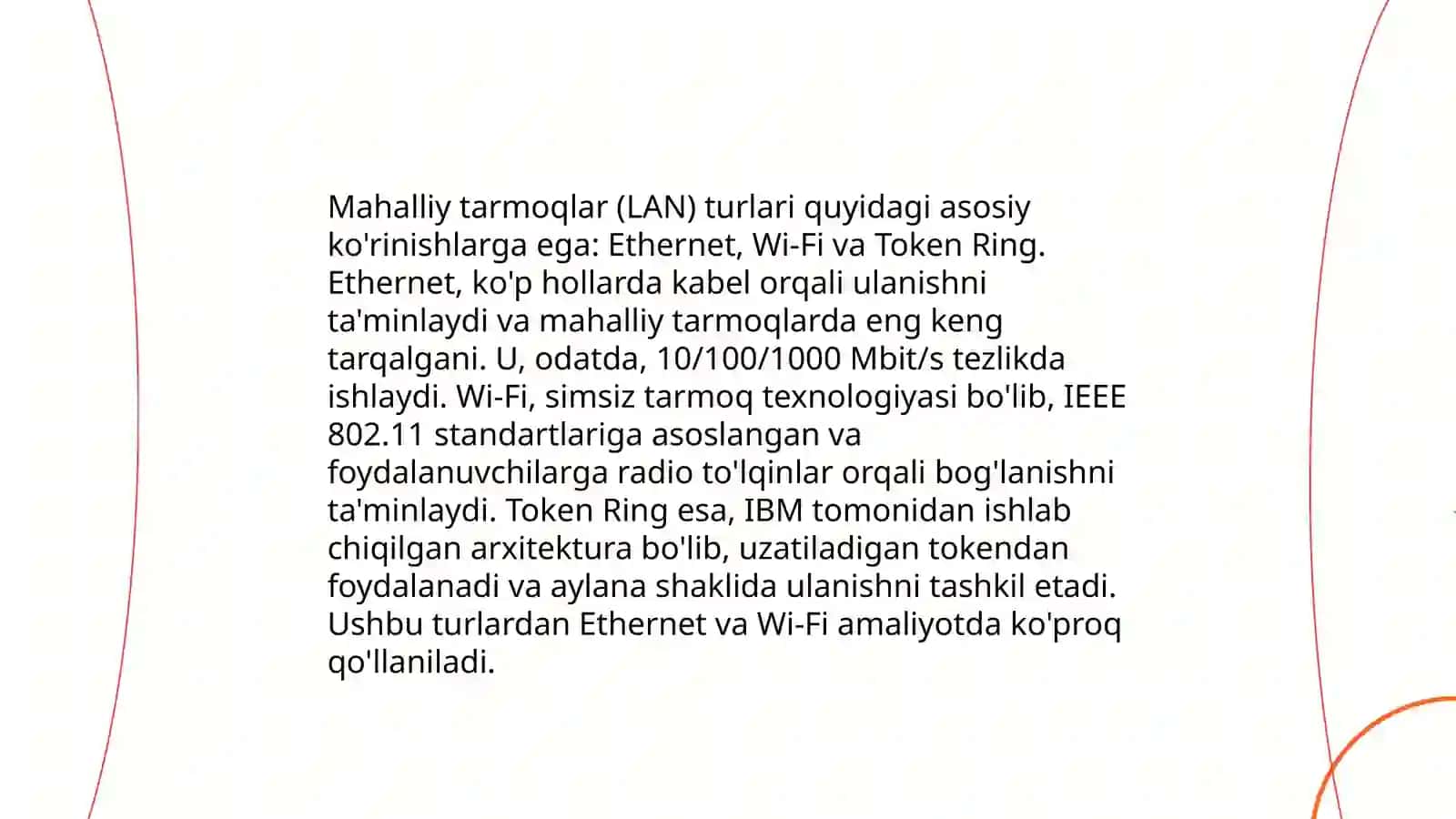 Kampyuter tarmoqlari vositalari va ularning turlari 4