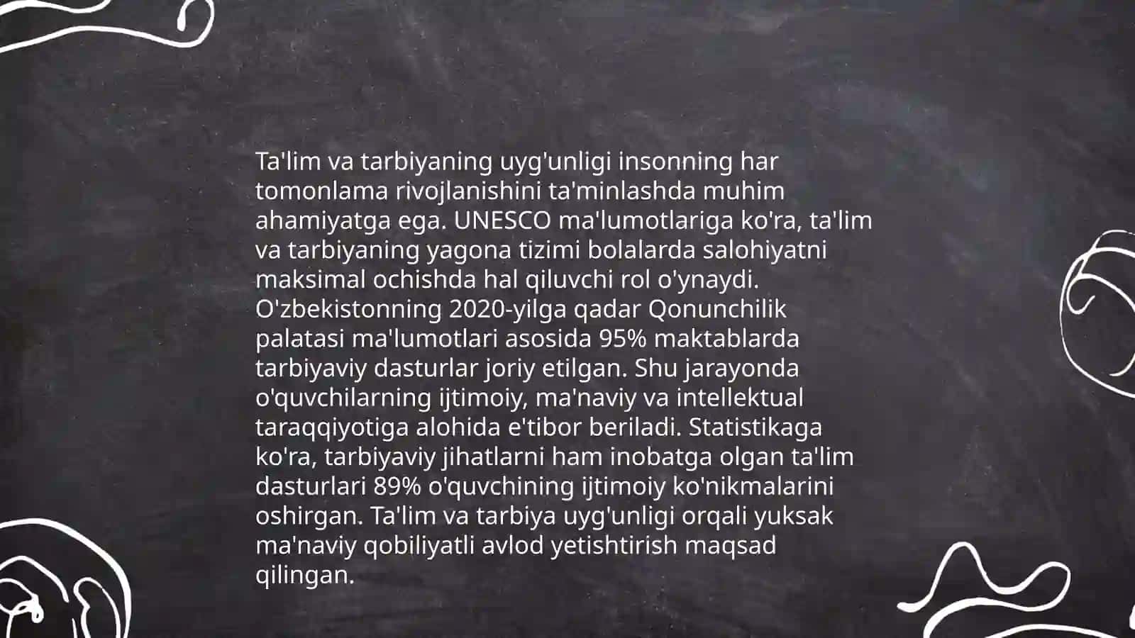 Tarbiya jarayoniga qo'yiladigan talablar 4