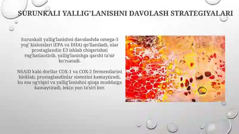 Surunkali yallig'lanishning sabablari va mexanizmlari 4