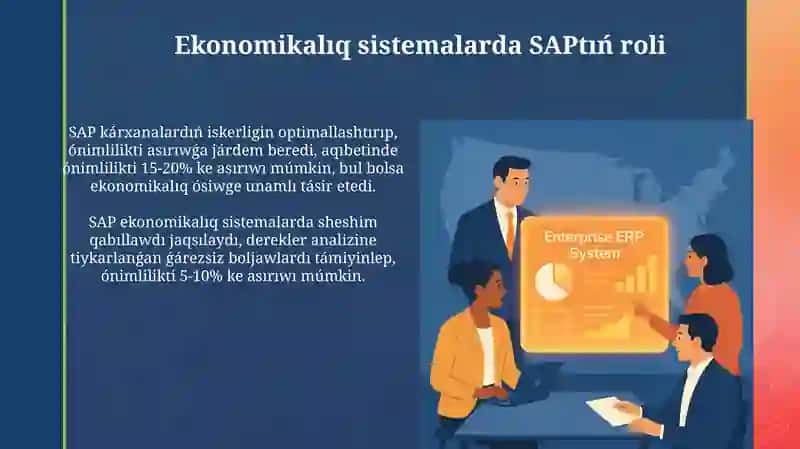 SAP sistemasınıń rawajlanıwı 4