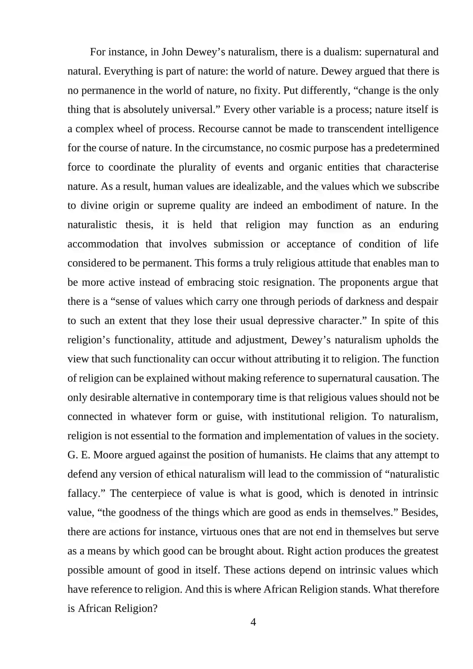Analyze the influence of colonization of African culture 4
