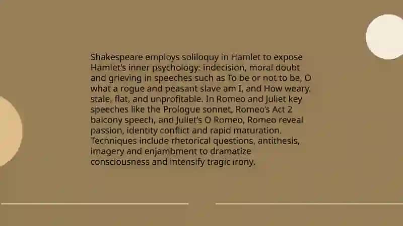 The tragedies of W. Shakespeare (“Romeo and Juliet”, “Hamlet”) 4