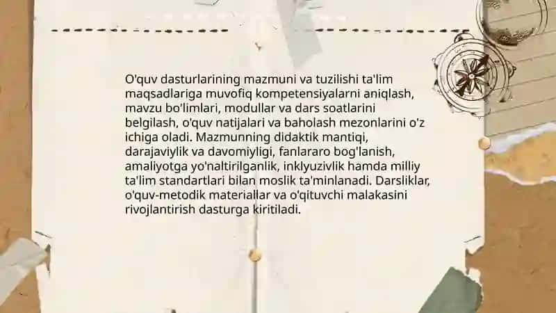 Ta'lim mazmuni 4
