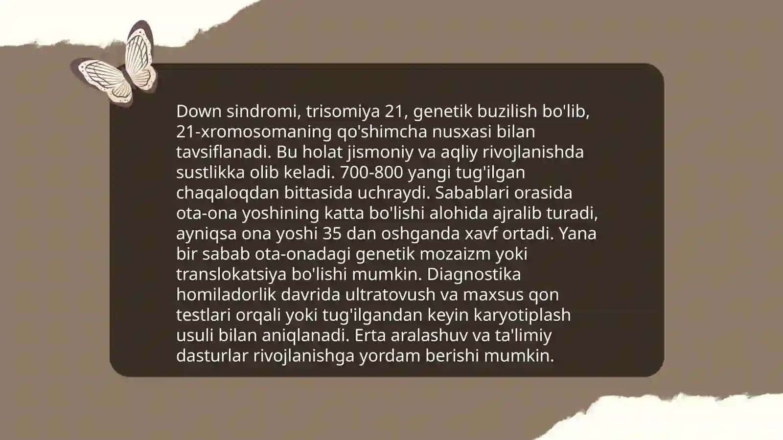 Xromasoma kasalliklari 4