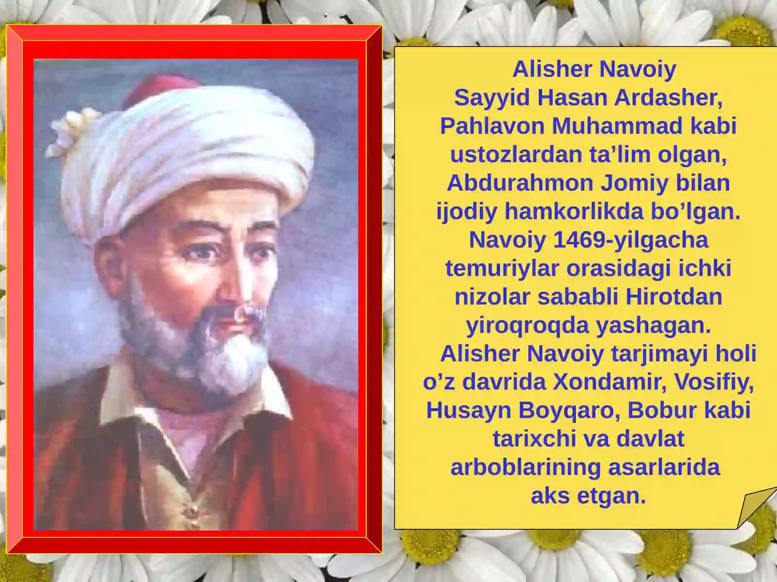 Alisher Navoiy hayoti va ijodi 4