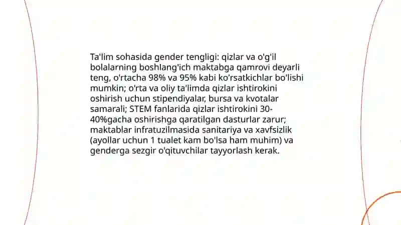 Gender tengligi 4