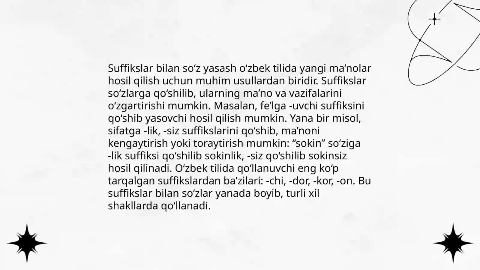 Prefikslar bilan so'z yasash 4