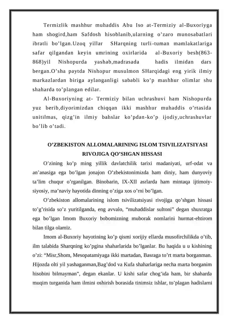Allomalar din toʻgʻrisida. 4