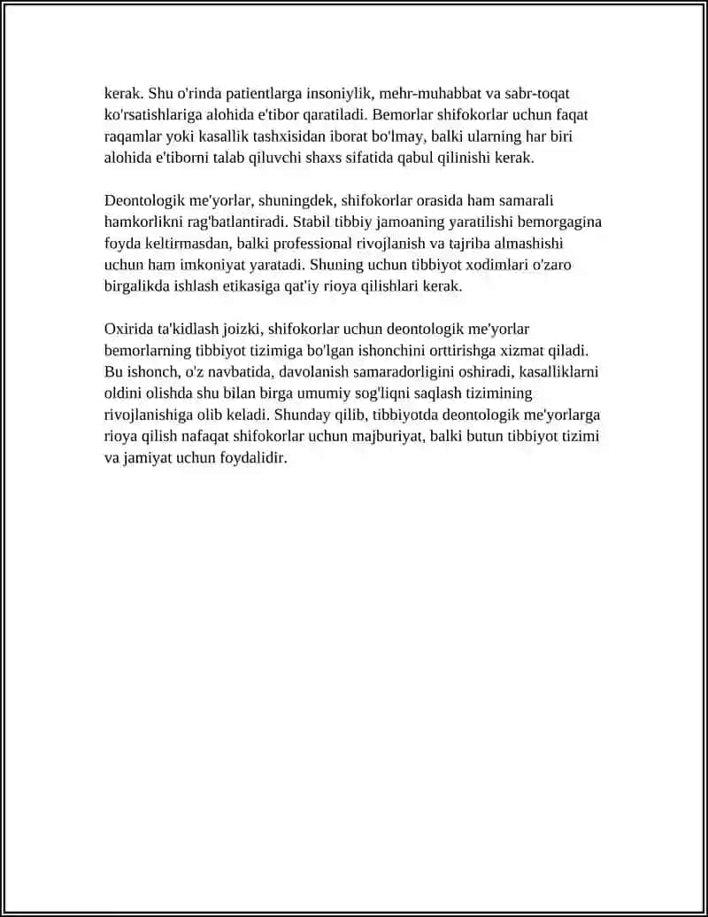 TIBBIYOTDAGI DEONTALOGIYA 4