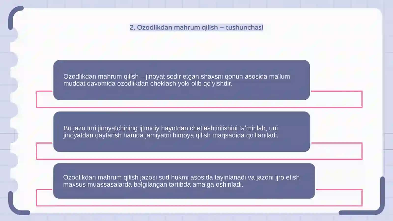 Ozodlikdan mahrum qilish tartibidagi jazoni ijro etish 4