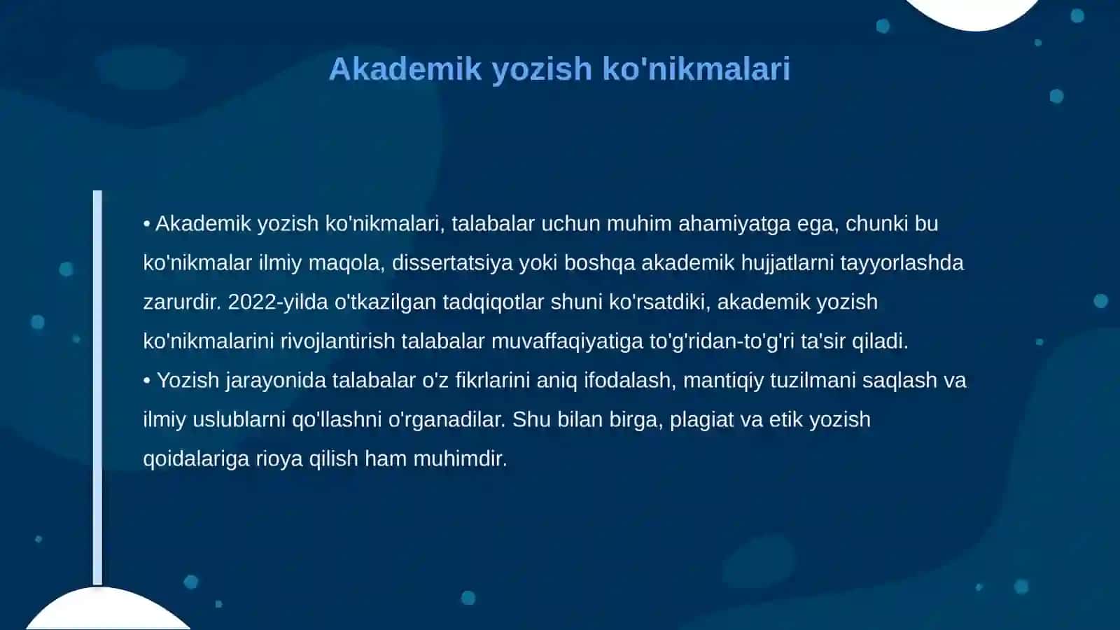 Akademik koʻnikmalar 4