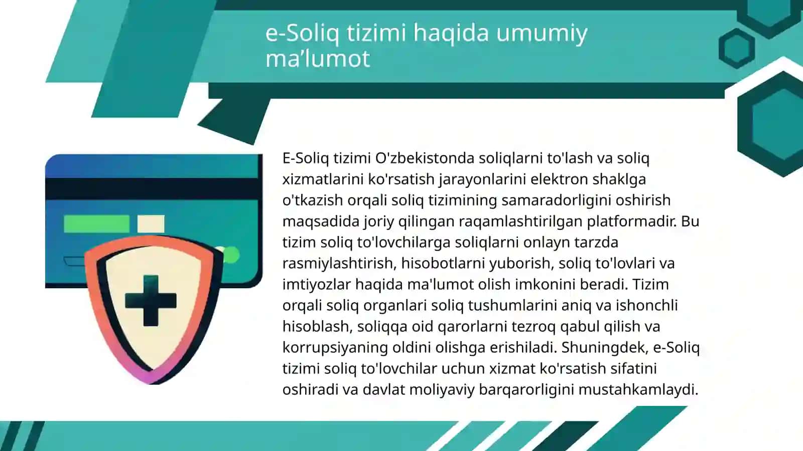 Soliq siyosatini raqamlashtirish 4