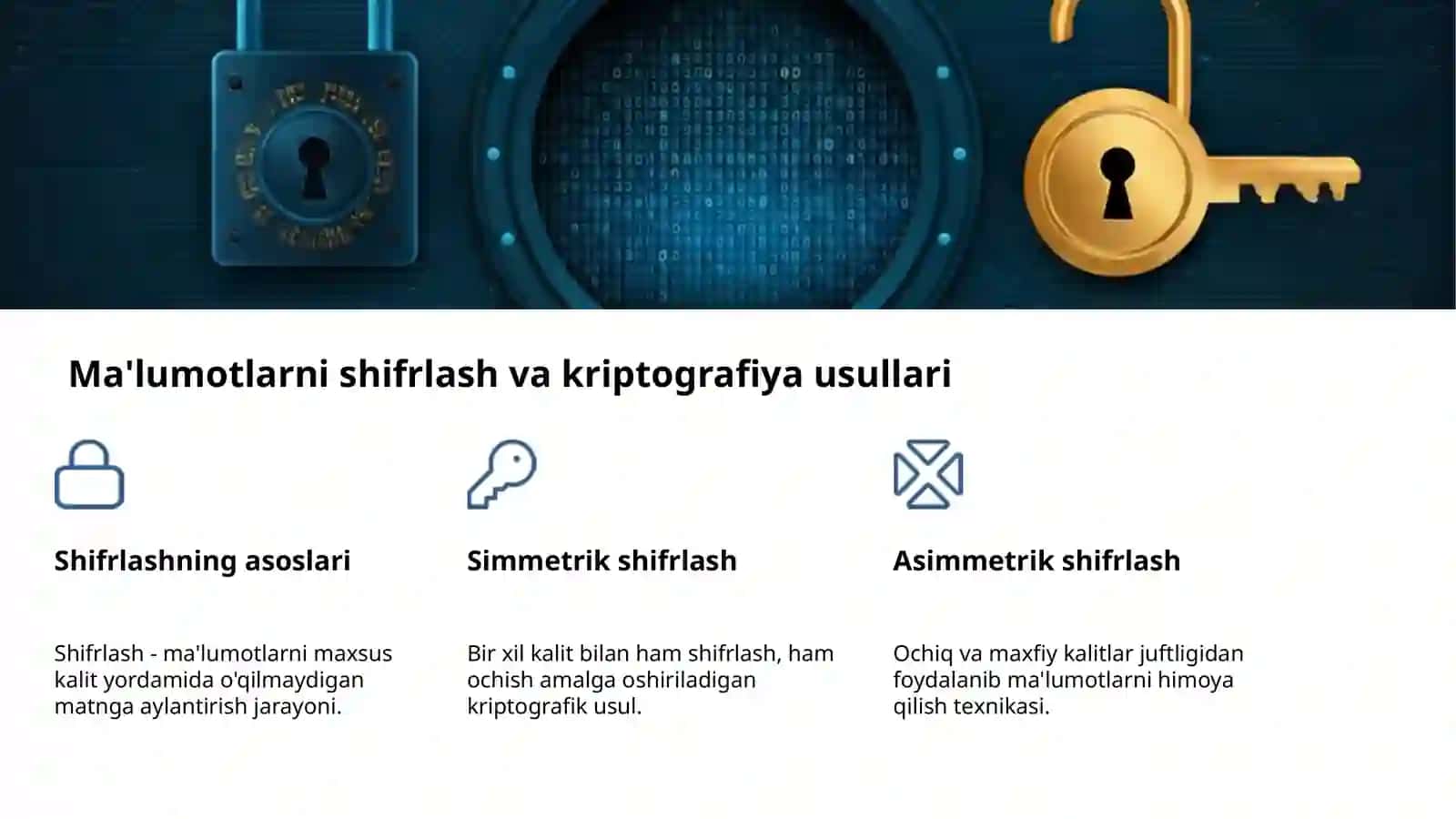 Axborot xavfsizligi: himoya va tahdidlar 4