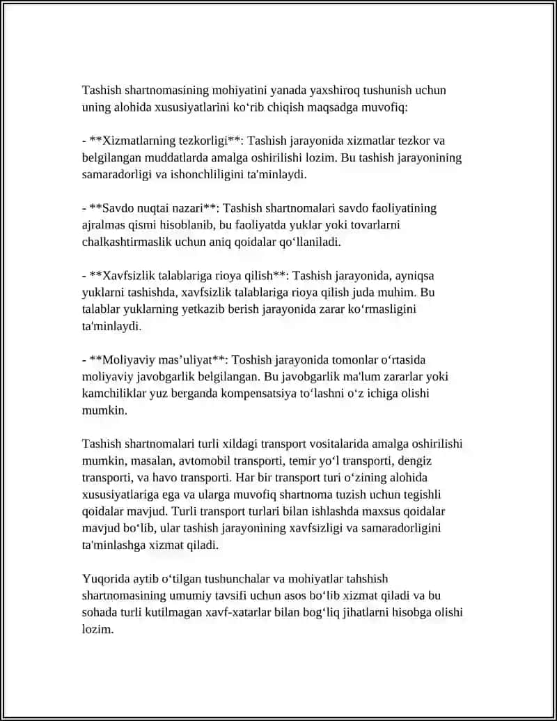 TASHISH SHARTNOMASINING TUSHUNCHASI VA TURLARI 4