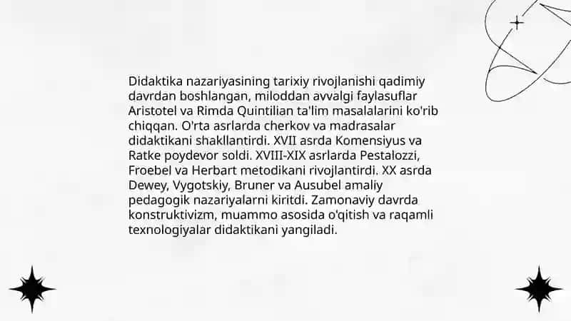Didaktika taʼlim nazariyasi sifatida 4