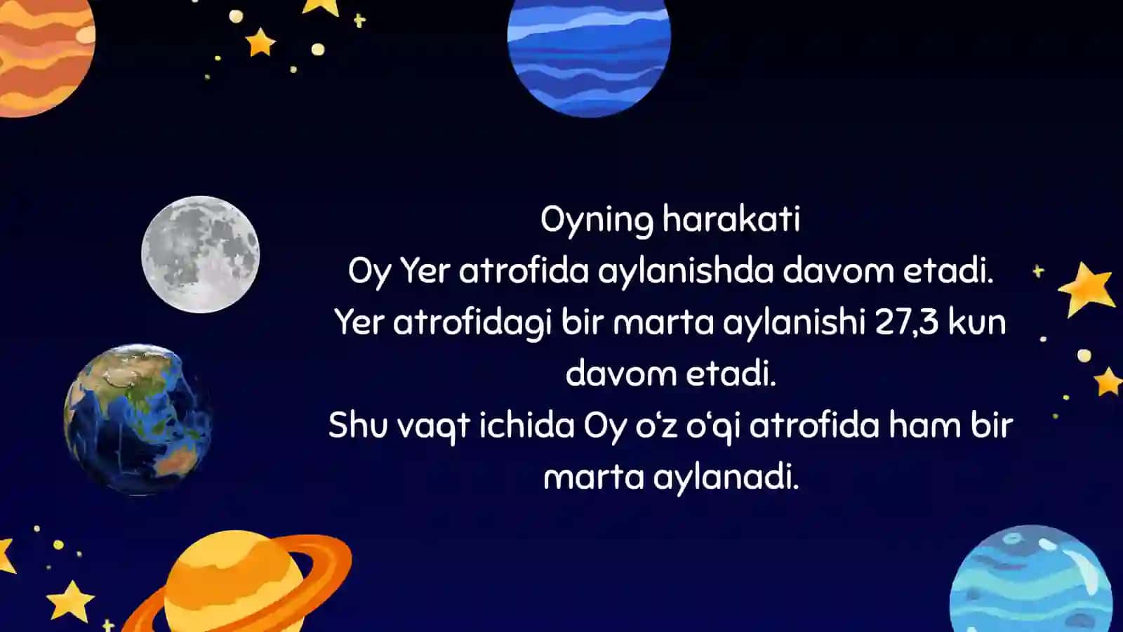 Oy va uning hazalari 4