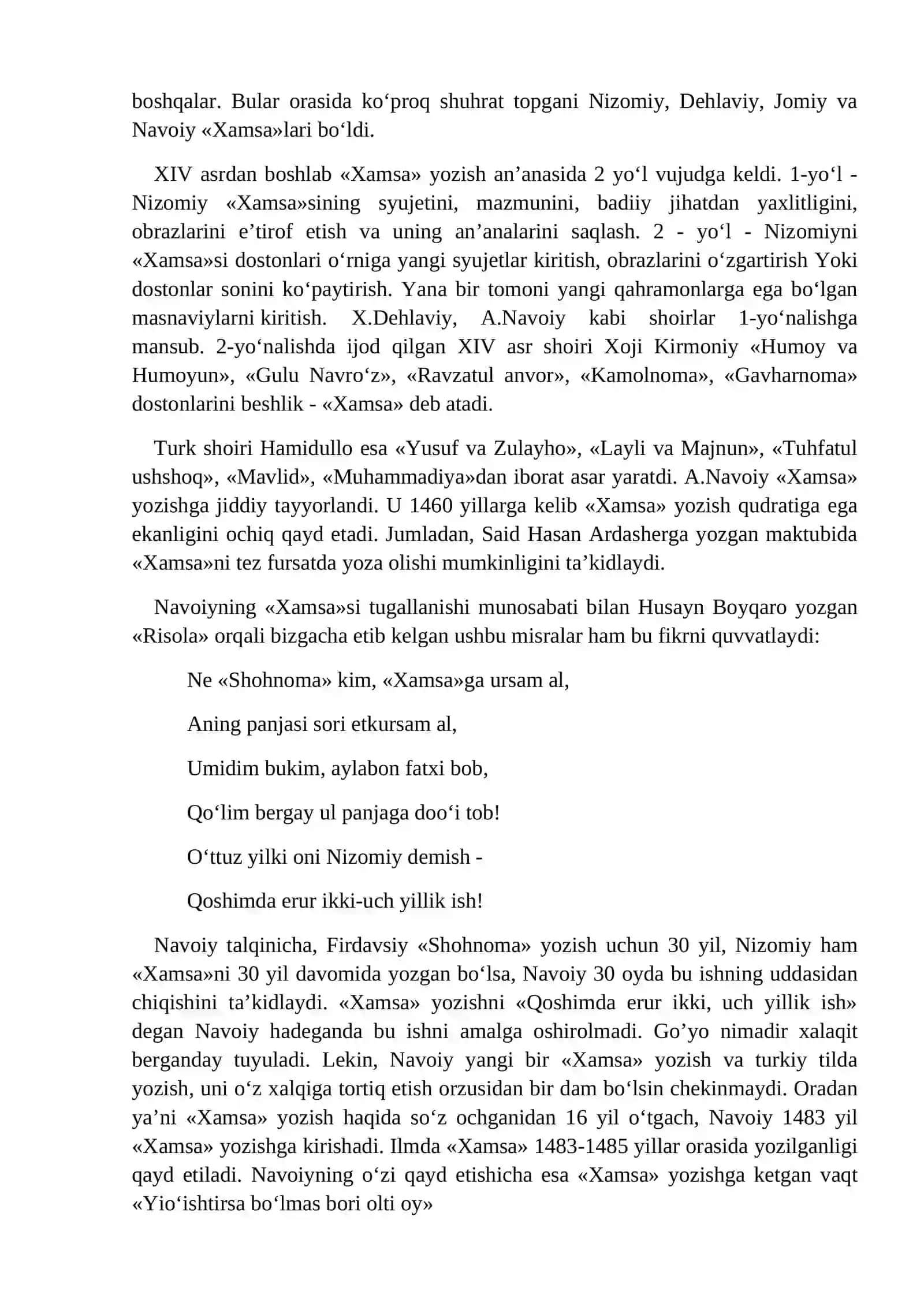 Xamsa” dostonlari” 4