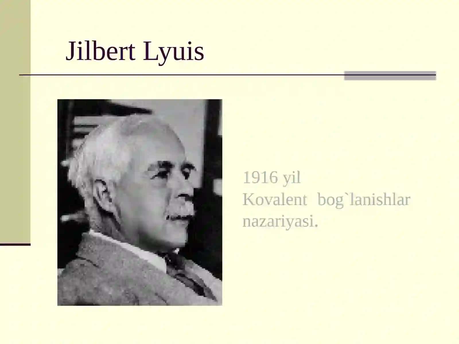 Molekula tuzilishi. Kimyoviy bog‘lanish 4