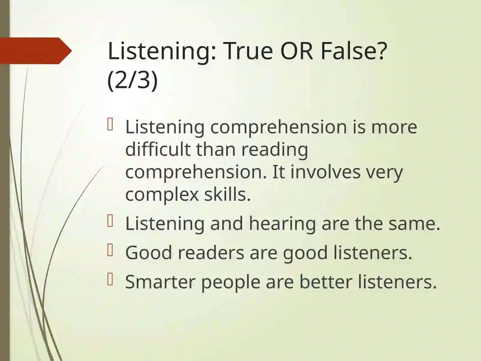 Dealing with Listening Skills 4