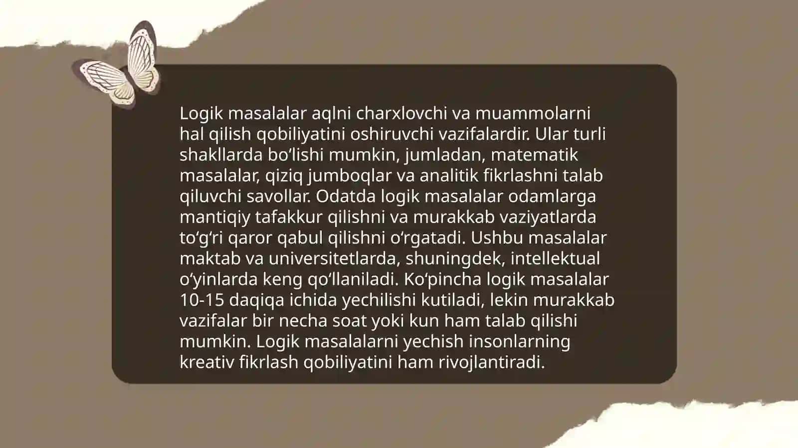 Matematik o'yinlar 4