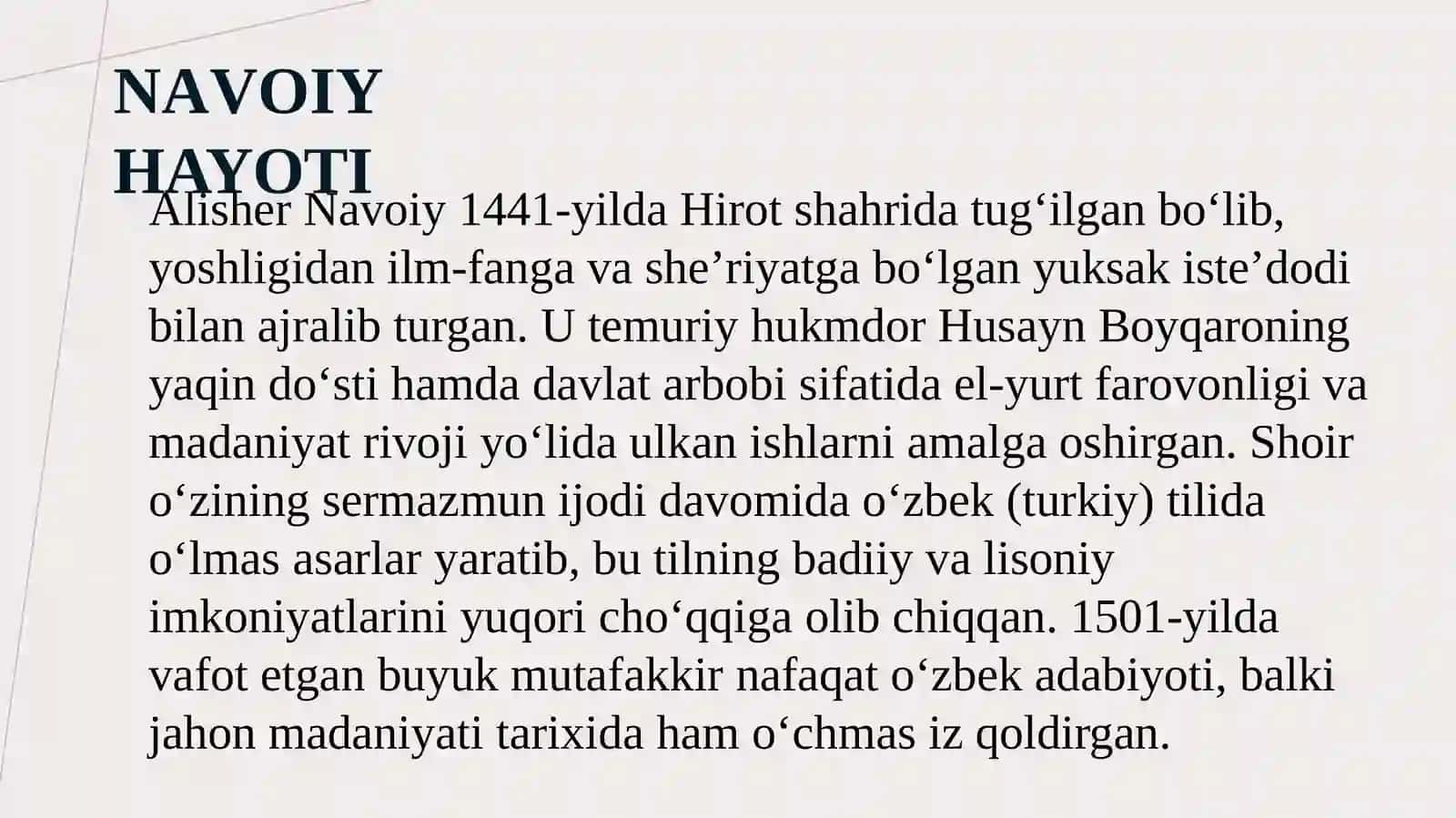 Alisher Navoiy 4