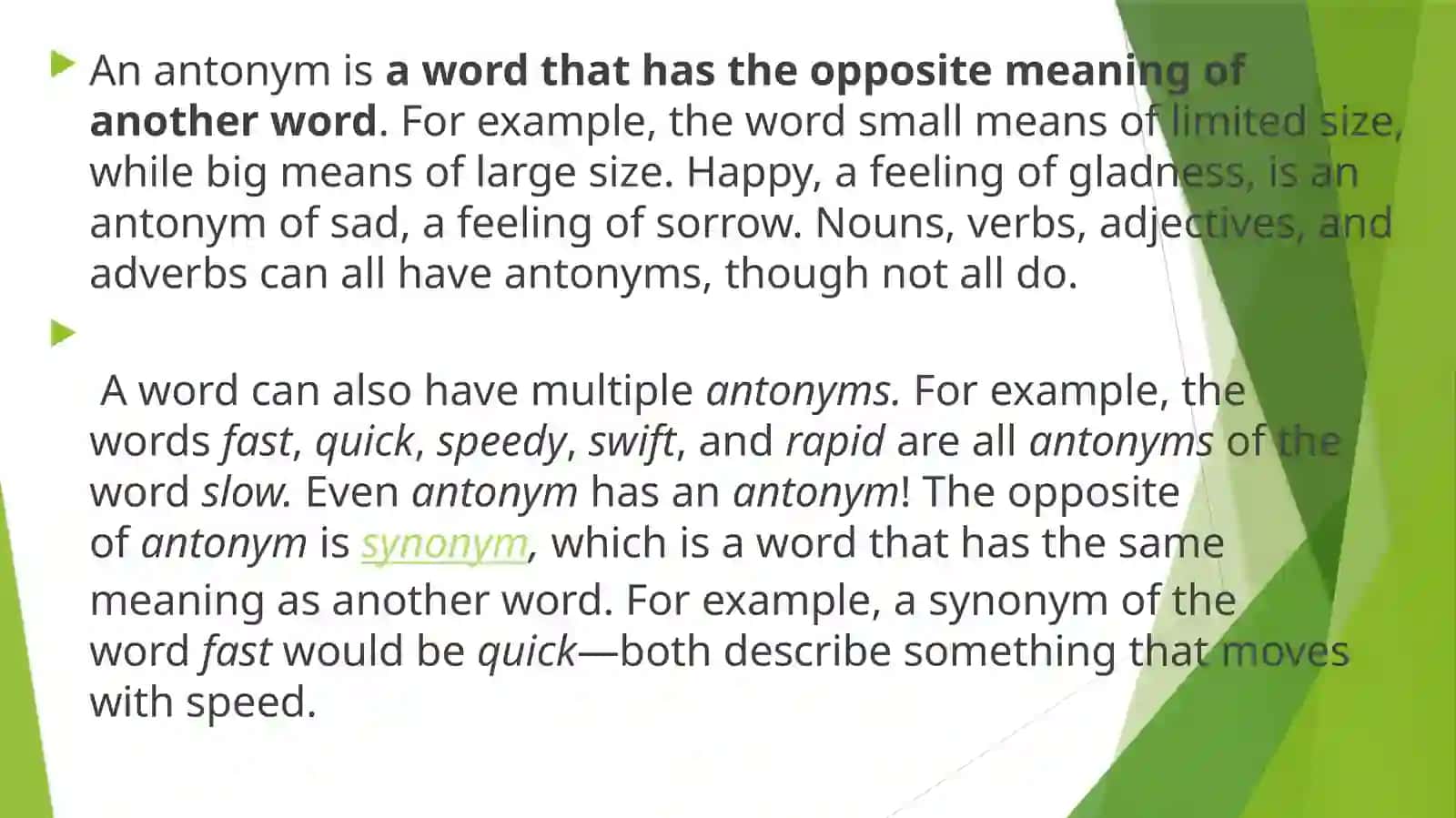 Synonym,Antonymand Homonyms 4