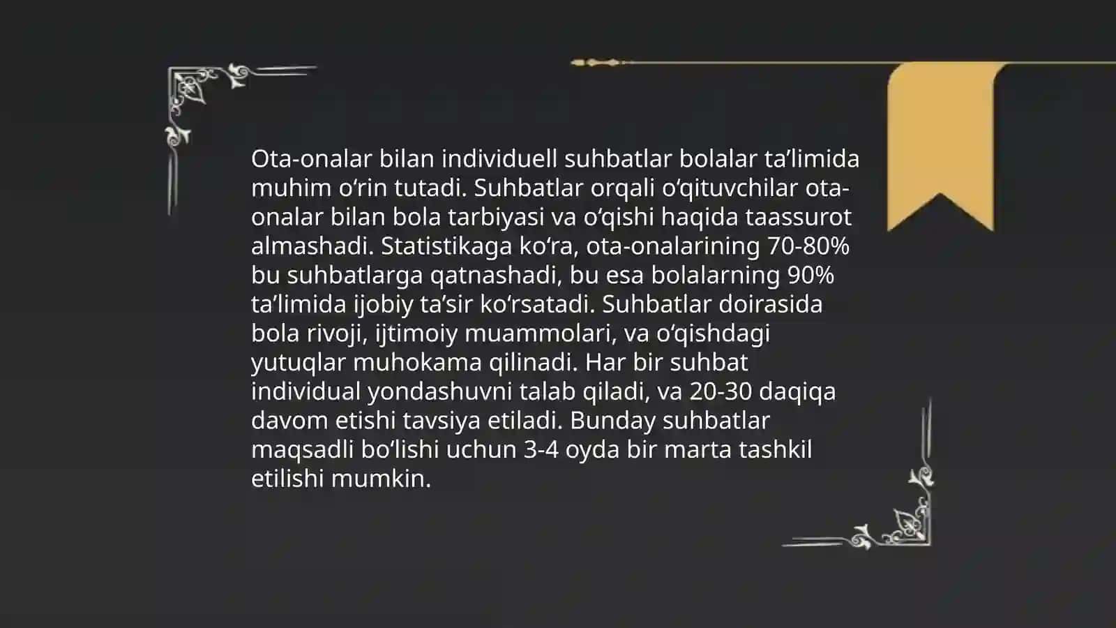 Ota-onalar uchun treninglar va seminarlar 4