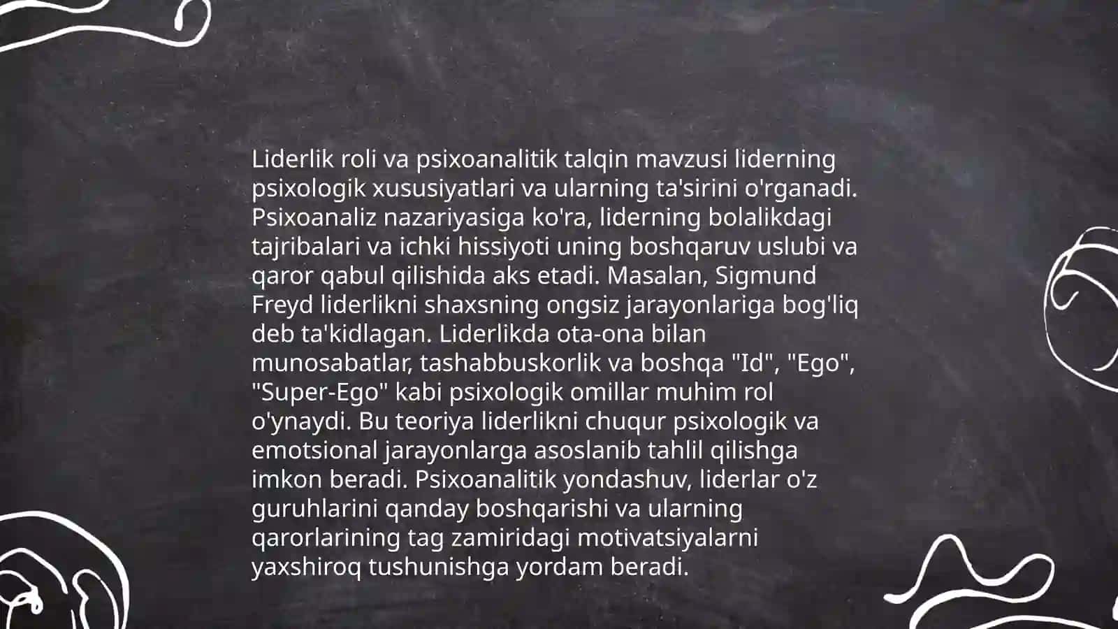 Guruhga psixoanalitik jihatdan yondashuv 4