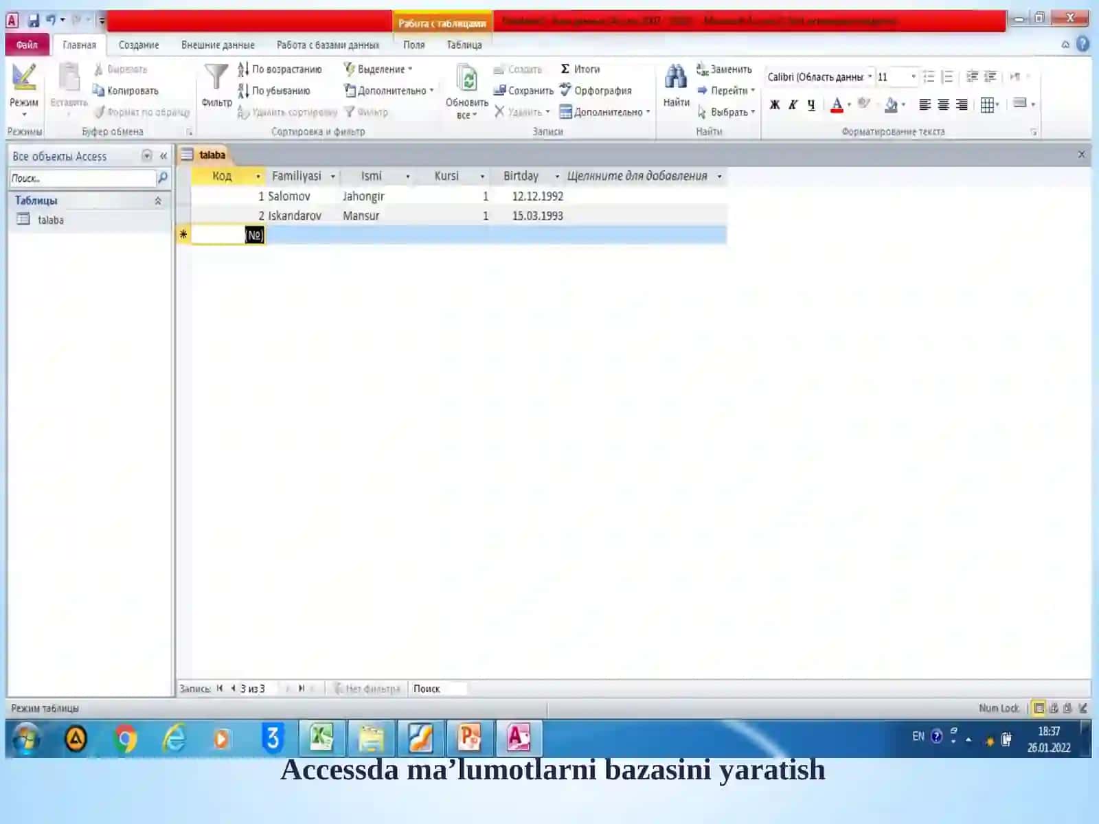 Internettarmog’idagima’lumotlarbazasinidasturiytizimvositalariyordamidayaratish 4