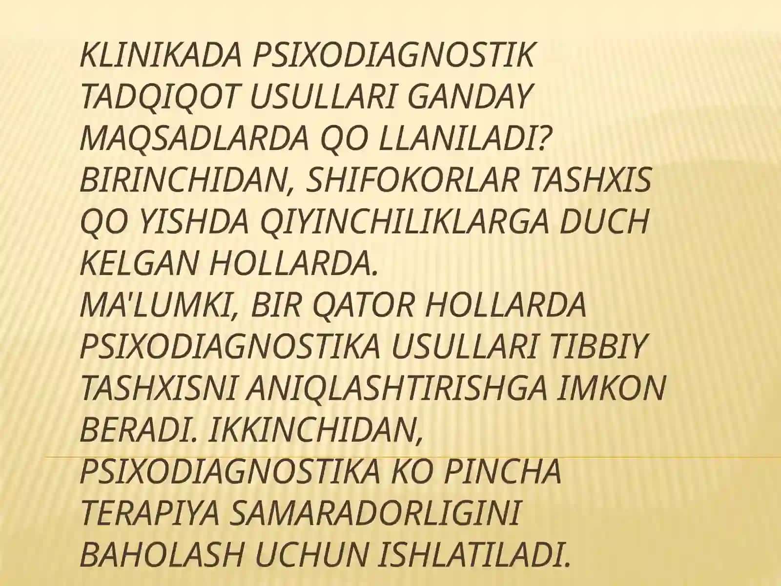 TIBBIYOTDA TIBBIY PSIXODIAGNISTIKANING ZARURATI 4