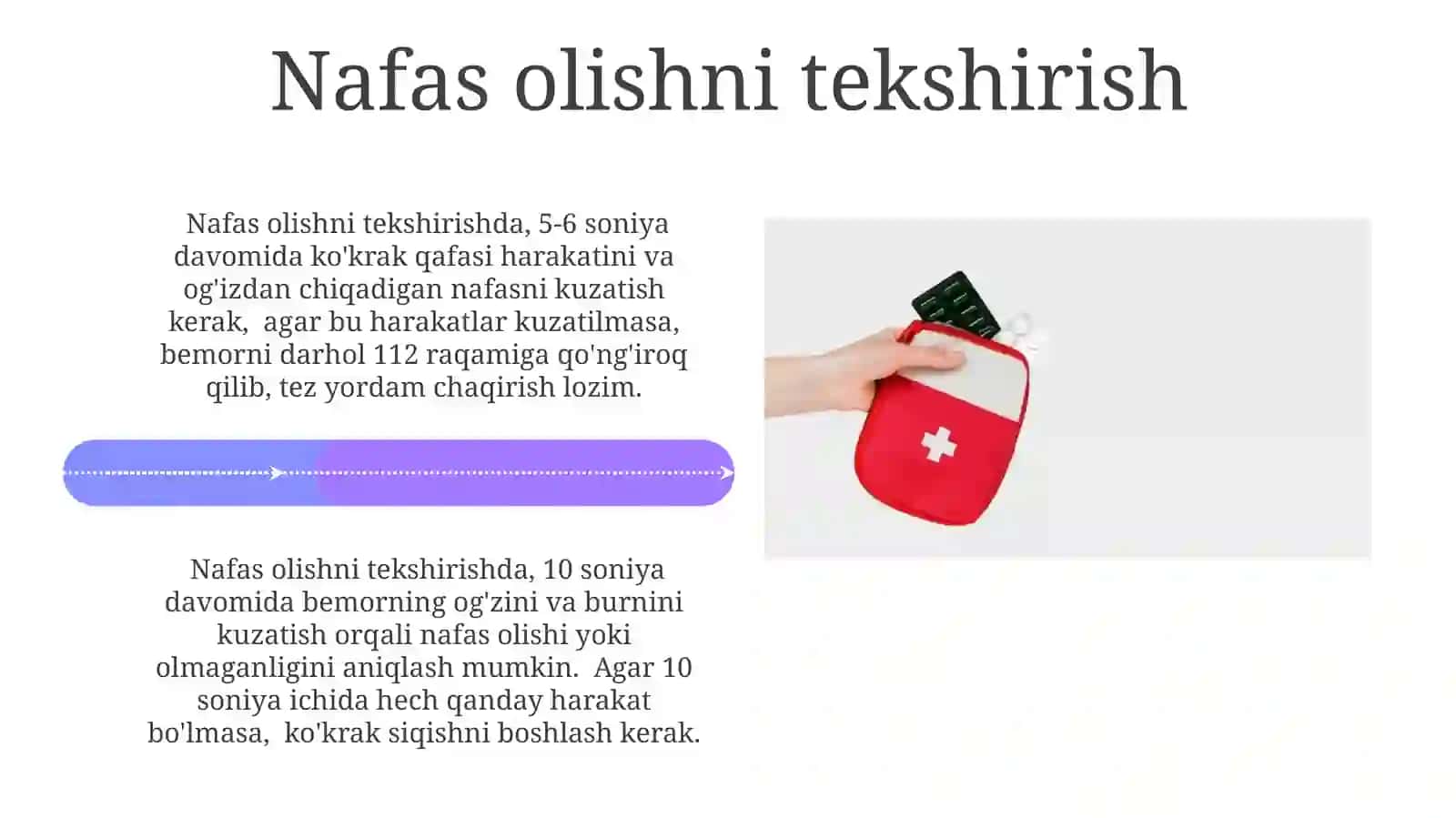 Jarohatlanganda birinchi tibbiy yordam ko'rsatish 4