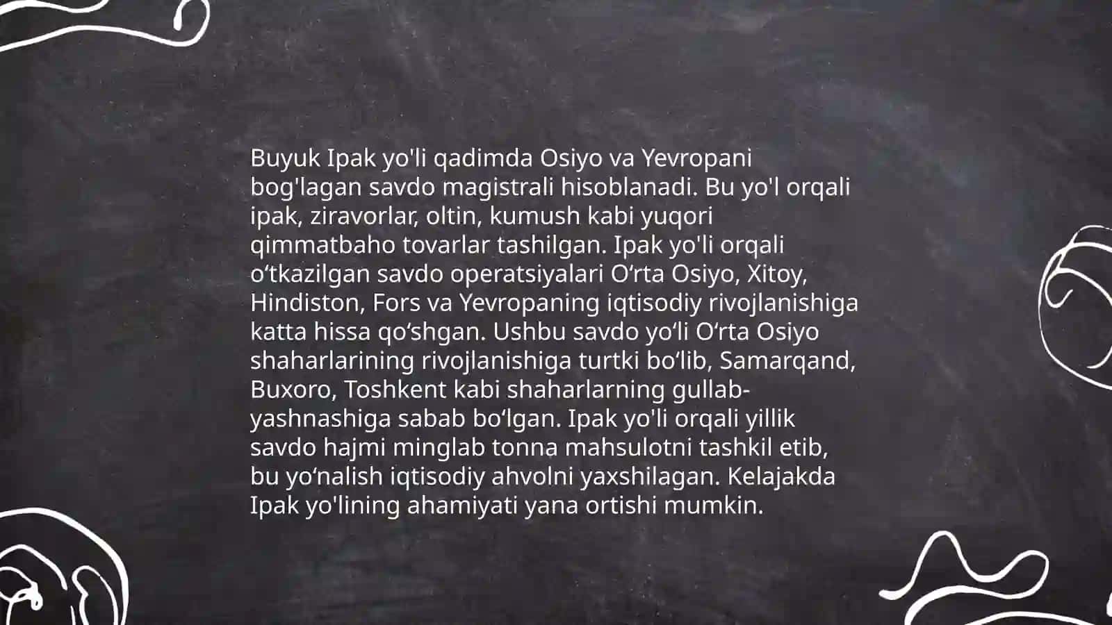 Buyuk Ipak yo'lining qayta tiklanishi 4