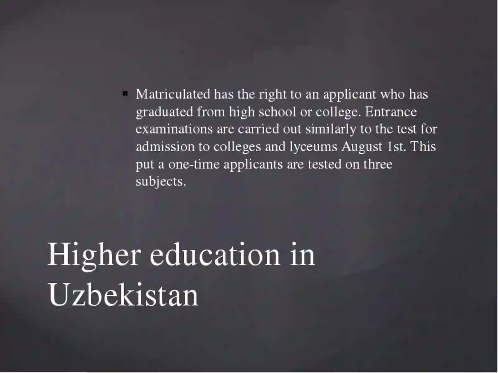Education in Uzbekistan 4