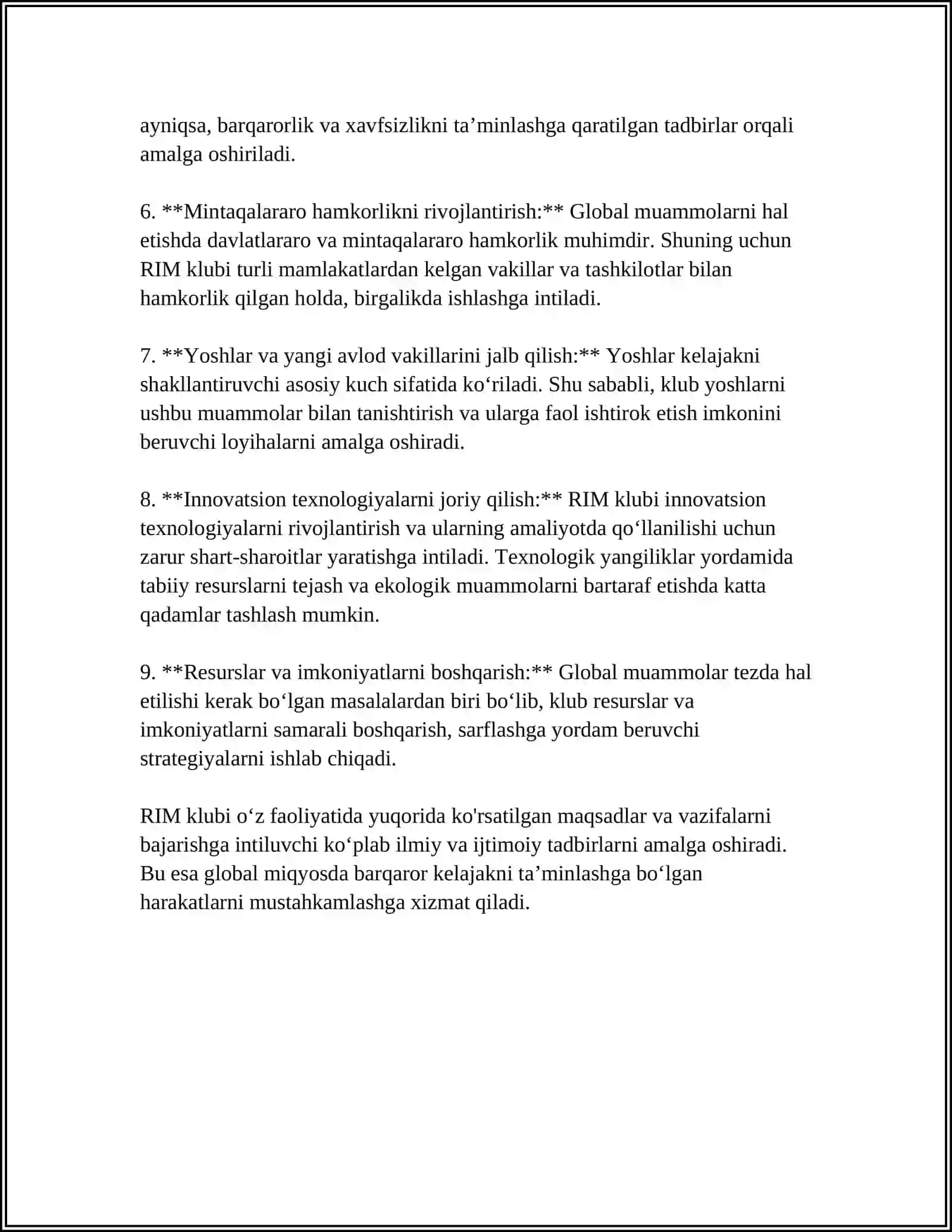 RIM KLUBI FAOLIYATI 4