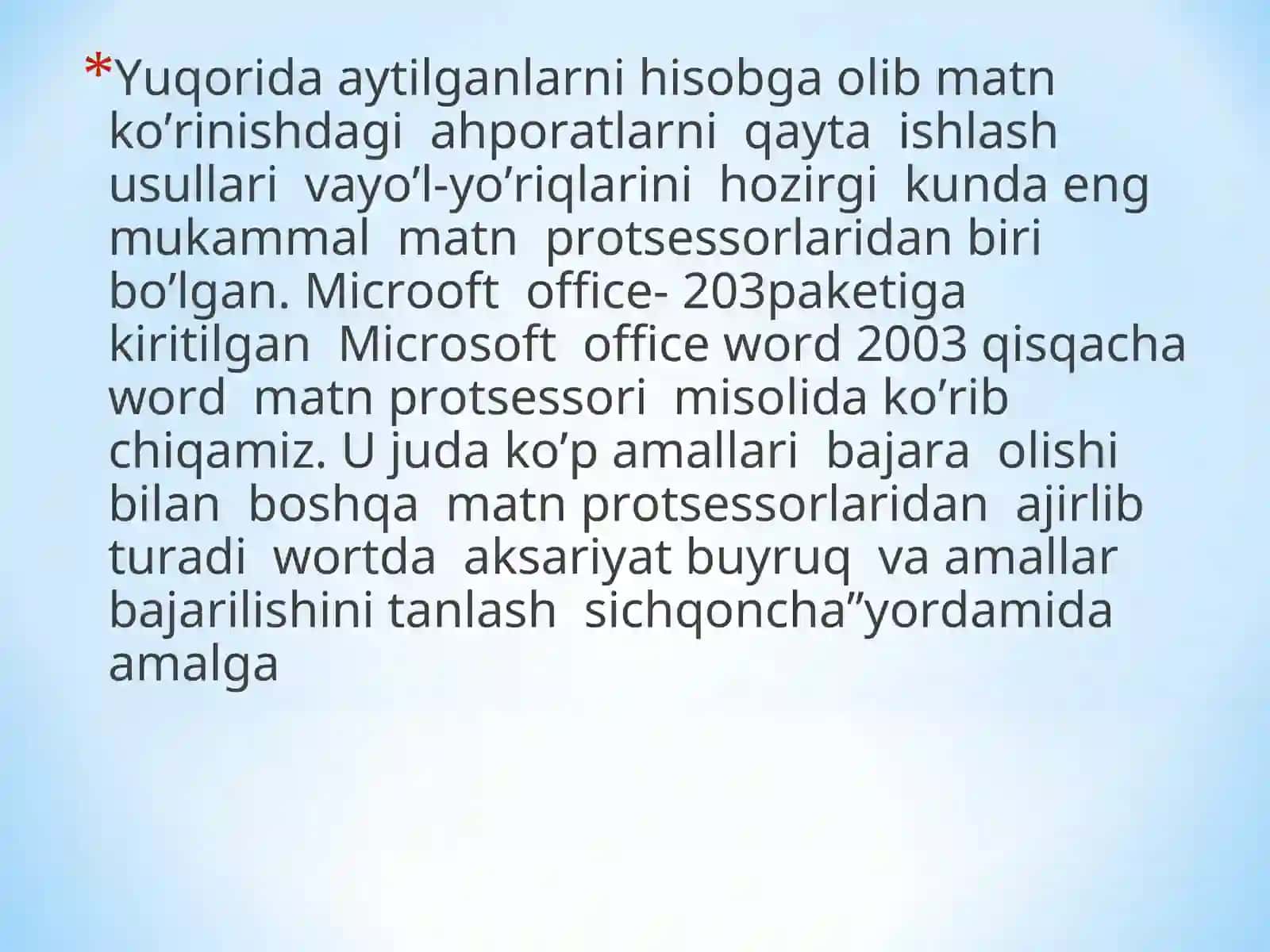 Matn hosil qilish asarlari 4