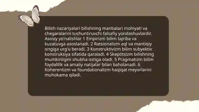 Bilish falsafasi 4