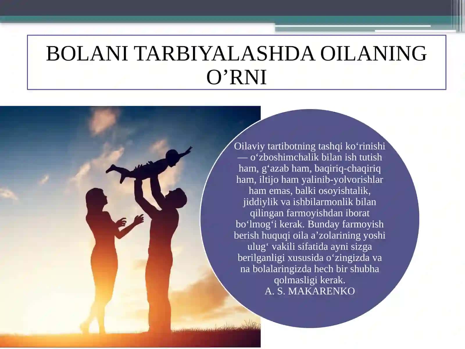 OILA PEDAGOGIKASI 4