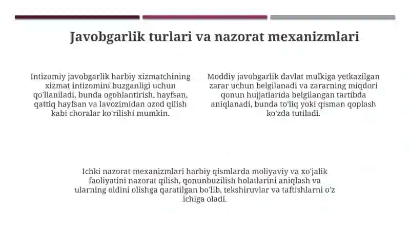 Harbiy ma'muriy javobgarlik 4