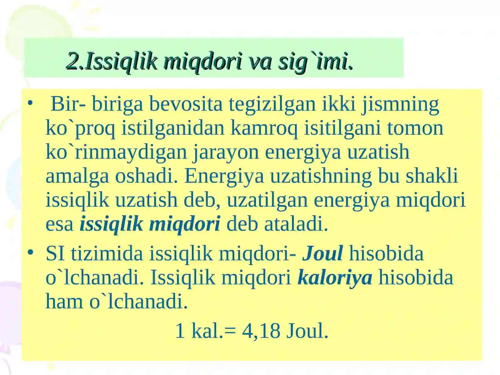 ТЕRMODINAMIKA ELEMENTLARI 4
