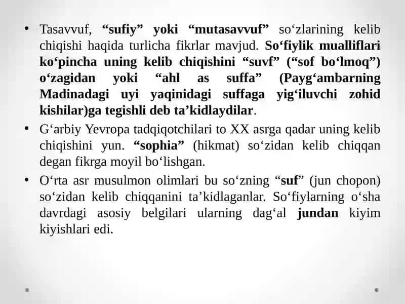 Tasavvuf ta'limoti 4
