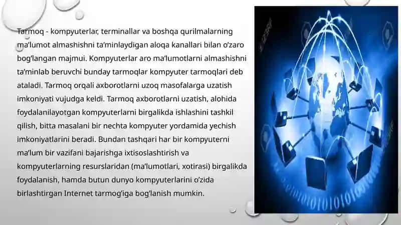 Kompyuter Tarmoqlari va Tarmoq Texnologiyalari 4