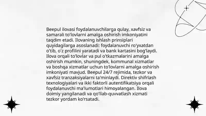 Beepul o'tkazmalar ilovasi 4