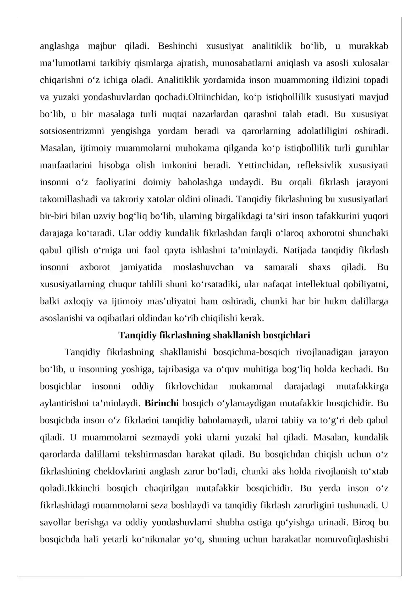 Tanqidiy fikrlash va argumentlash orasidagi bog‘liqlik 4